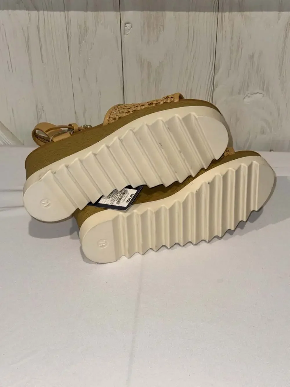 Universal Thread Alba Memory Foam Platform Wedge Sandals